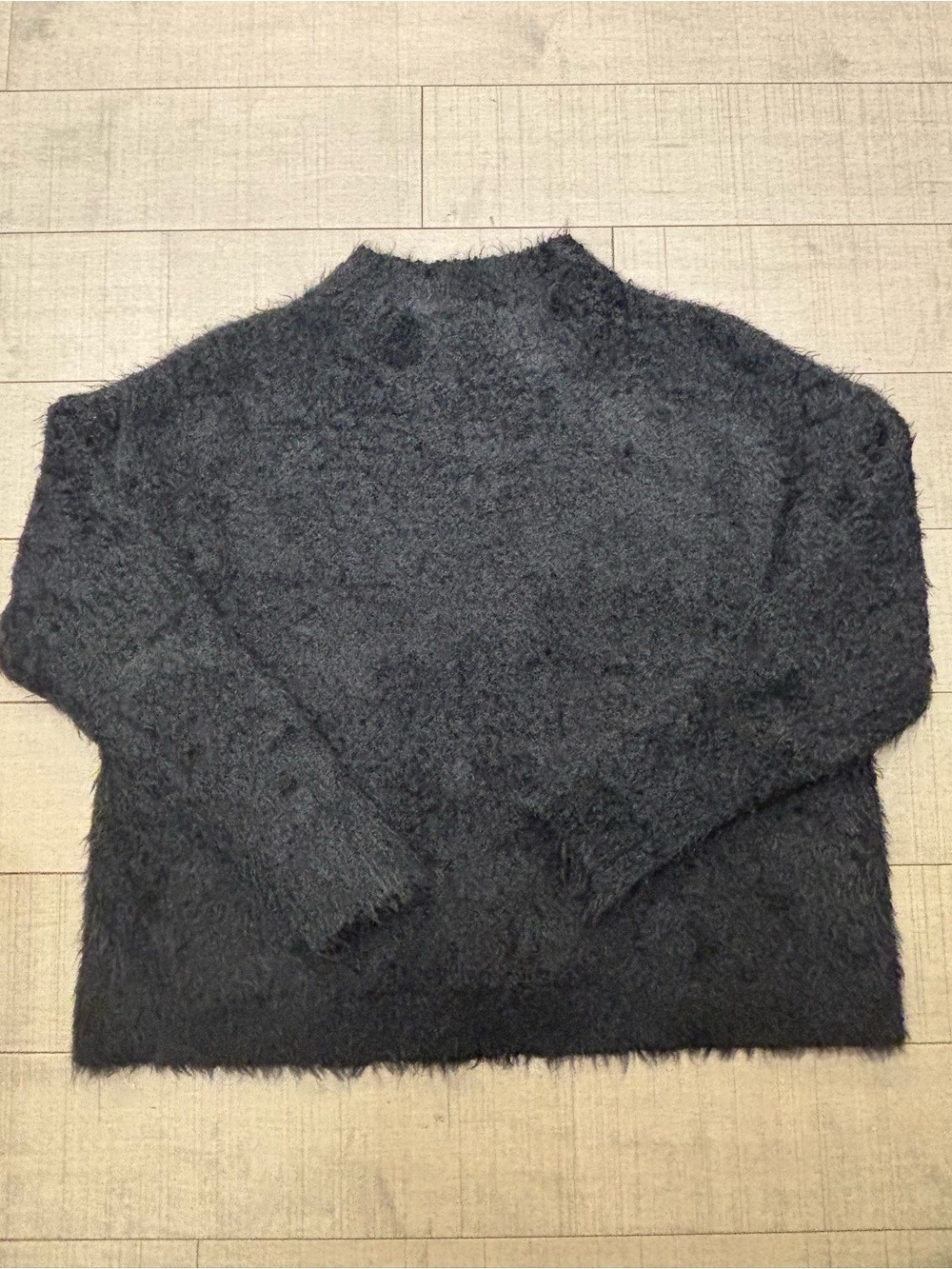 ♠️5/$25♠️Cozy Fuzzy Mock Neck Sweater in Classic Black